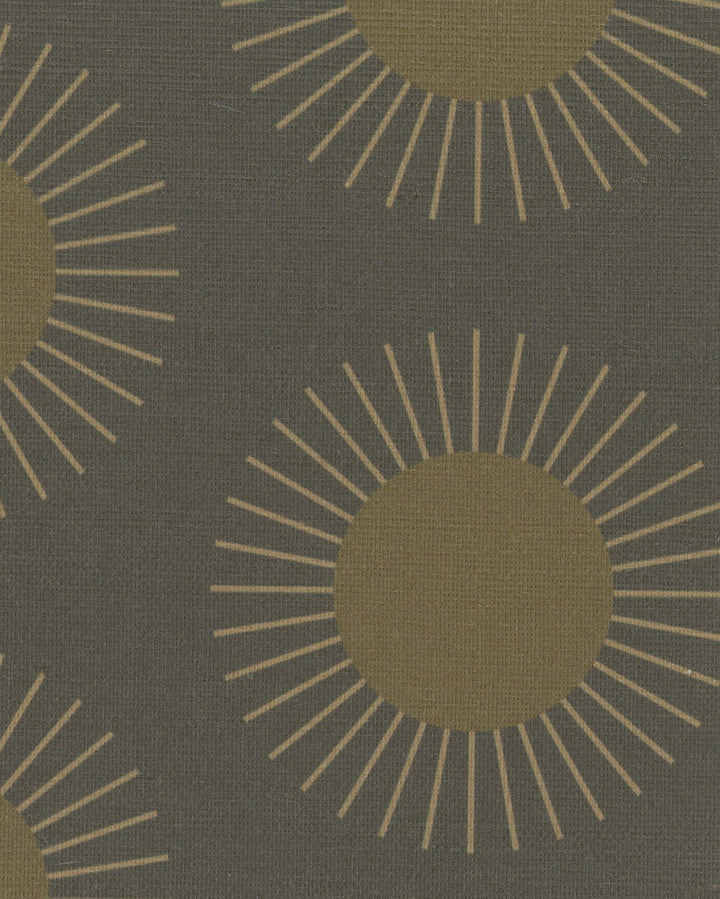 Sunburst Midnight Sun Grasscloth