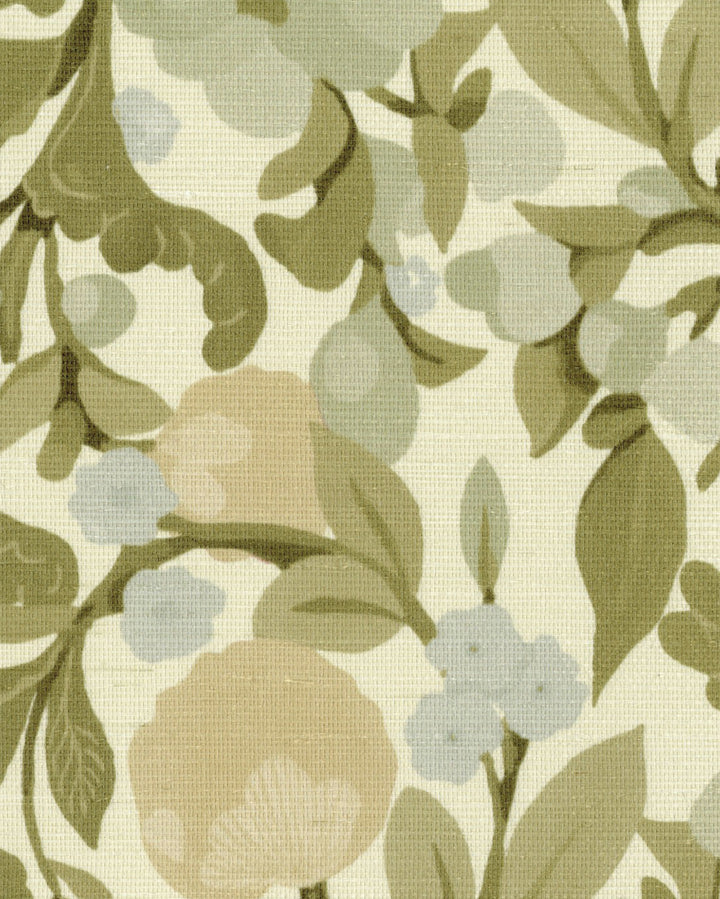 Budding Grove Vintage Linen Grasscloth
