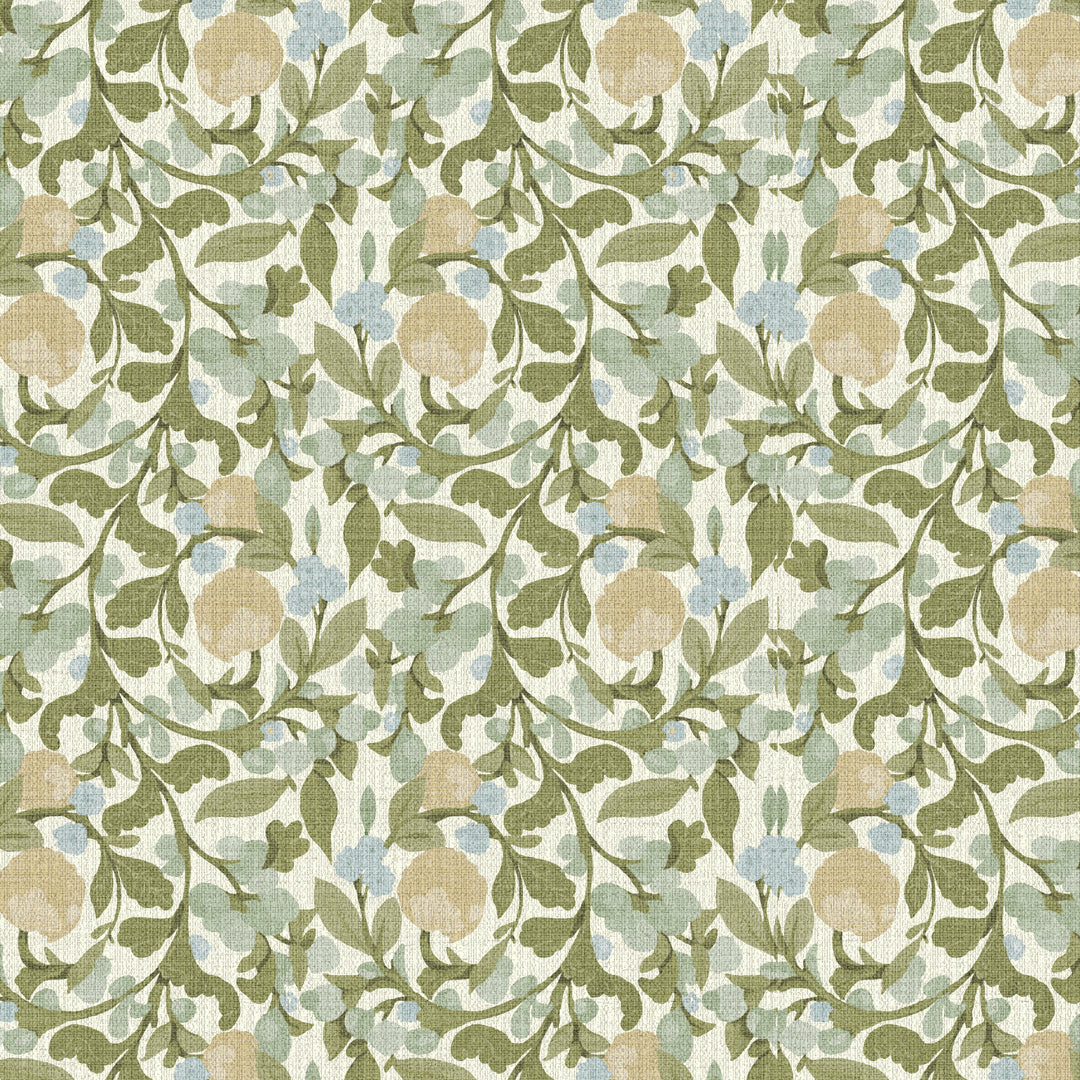 Budding Grove Vintage Linen Grasscloth