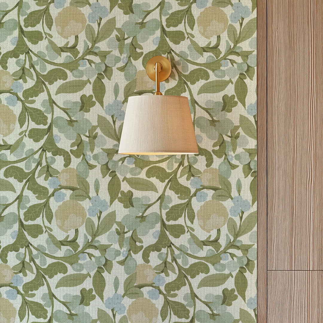 Budding Grove Vintage Linen Grasscloth