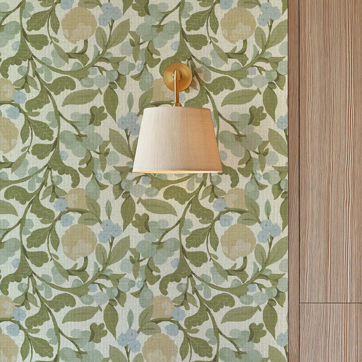 Budding Grove Vintage Linen Grasscloth