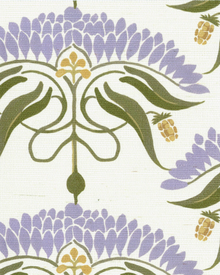 Fleur De Reve Lavender Grasscloth