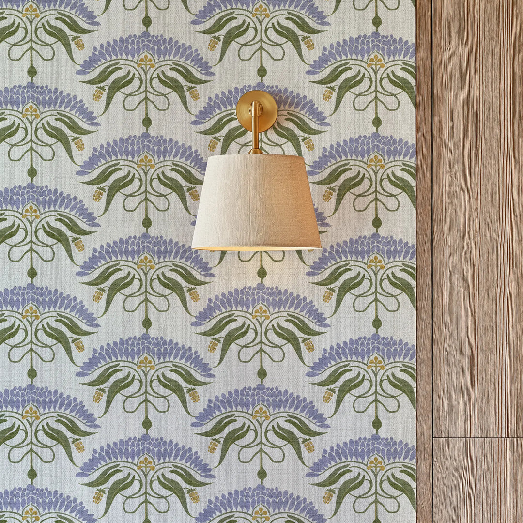 Fleur De Reve Lavender Grasscloth