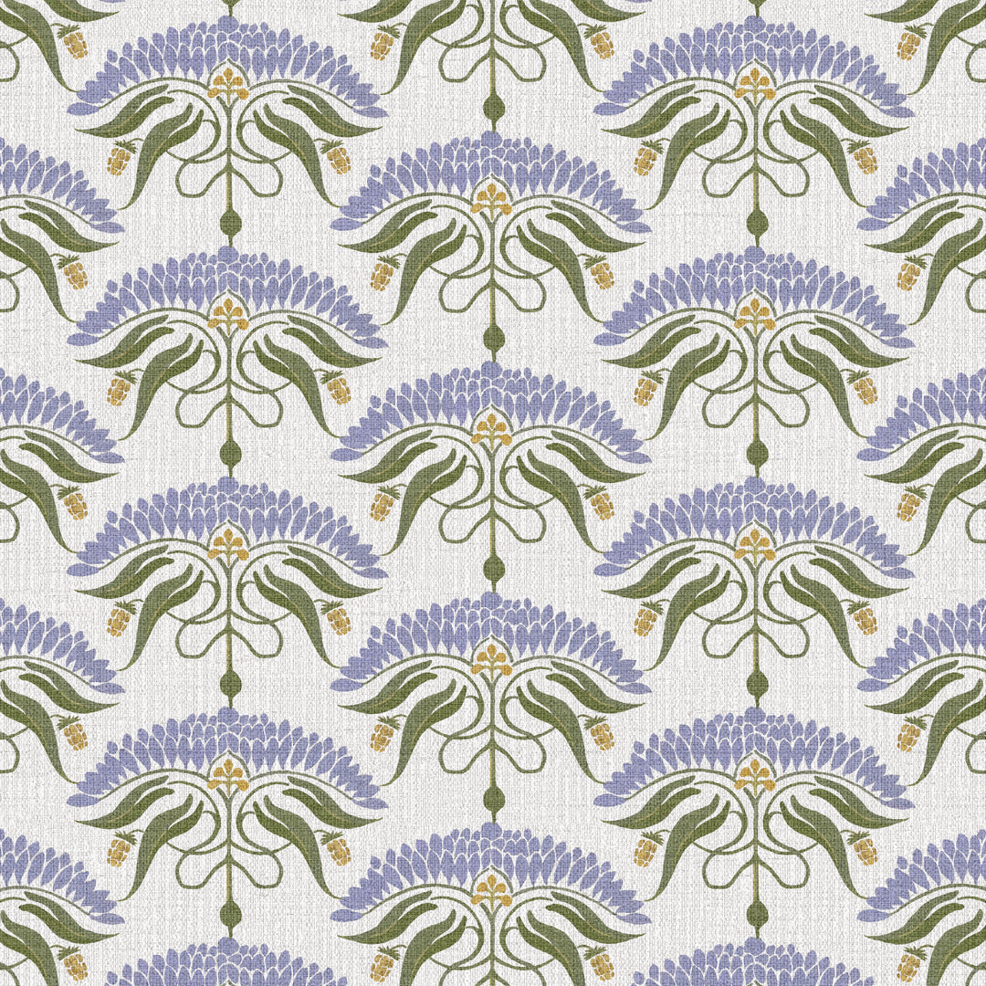 Fleur De Reve Lavender Grasscloth