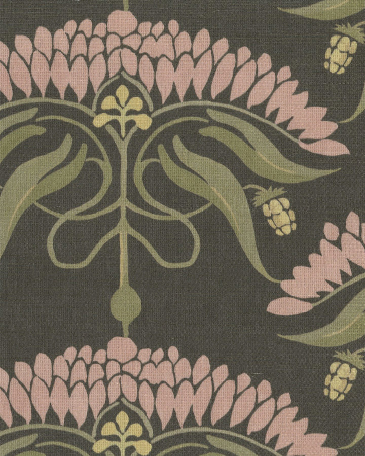 Fleur De Reve Soot Grasscloth