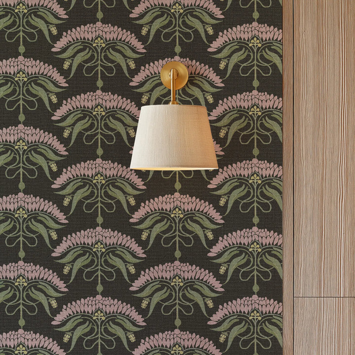 Fleur De Reve Soot Grasscloth