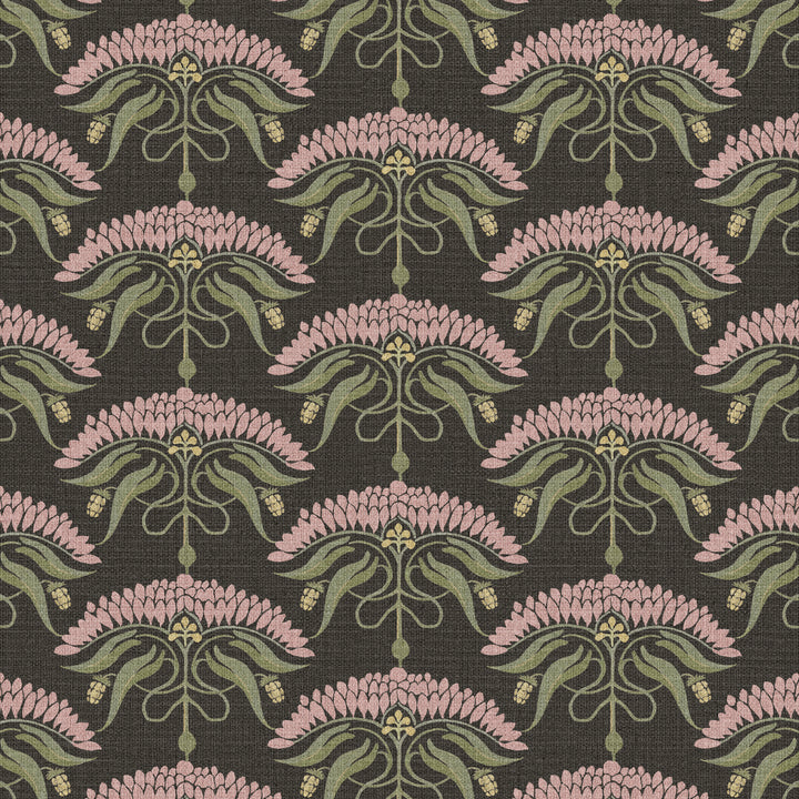 Fleur De Reve Soot Grasscloth