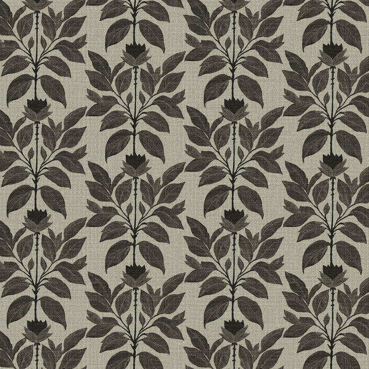 Wayward Petal Driftwood Taupe Grasscloth
