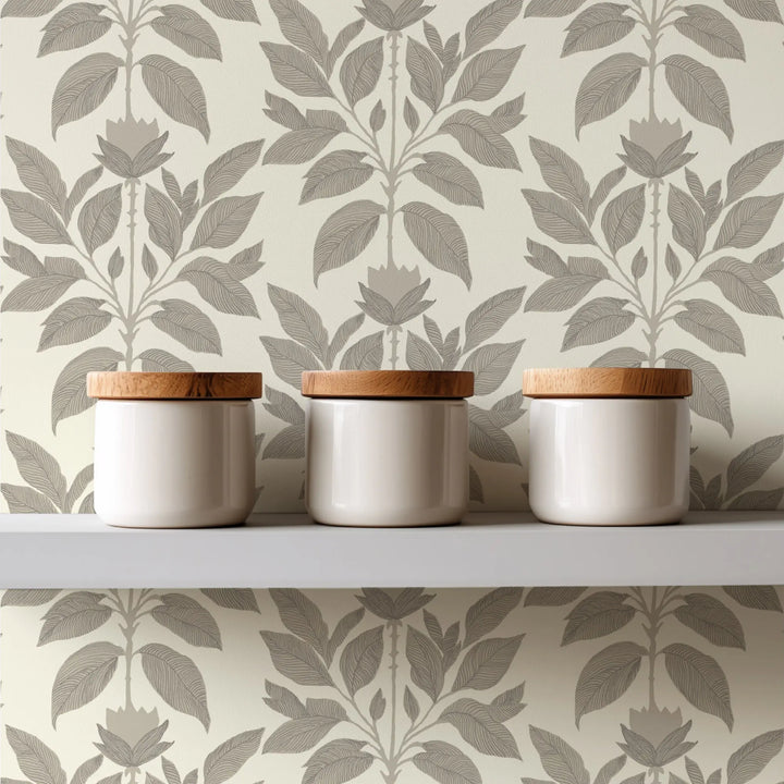 Wayward Petal - Linen Floral Wallpaper