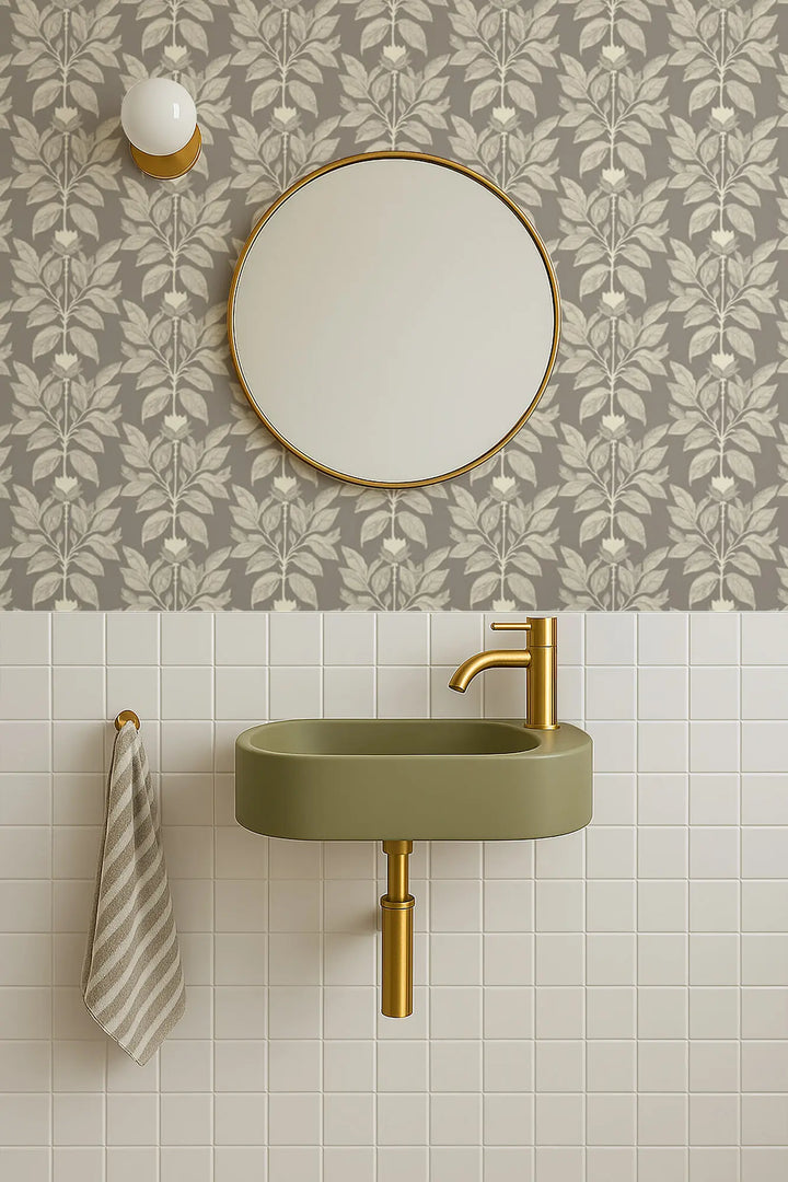 Wayward Petal - Parchment Floral Wallpaper