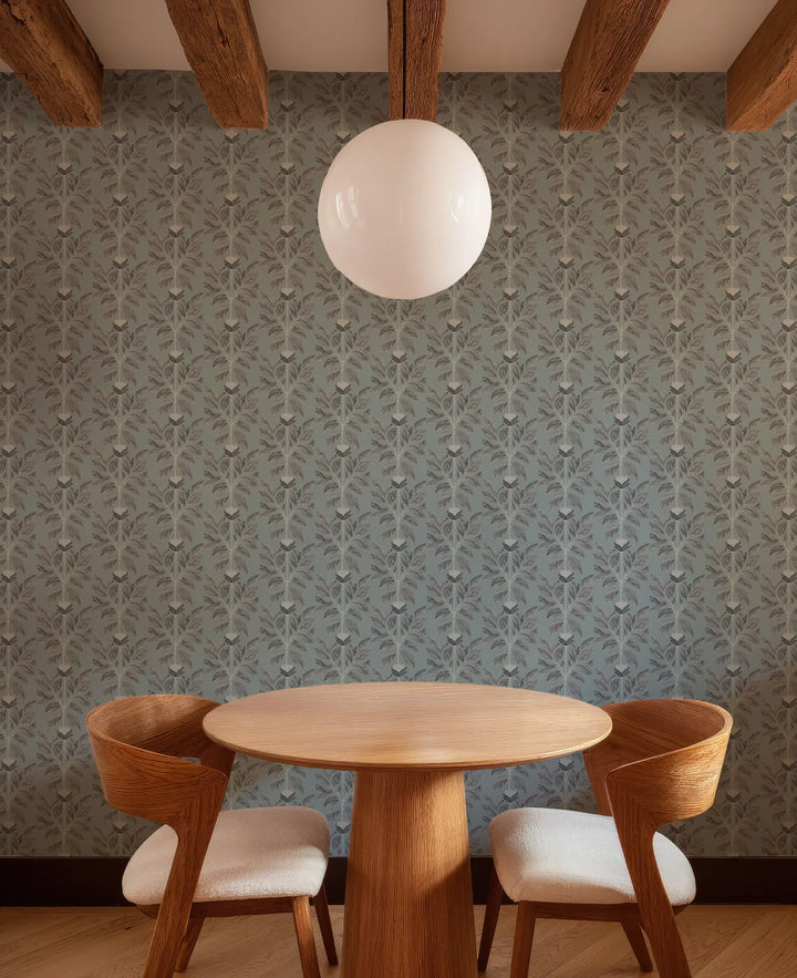 Wayward Petal - Sage Taupe Floral Wallpaper