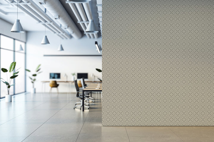Echo Tile - Walnut Wallpaper