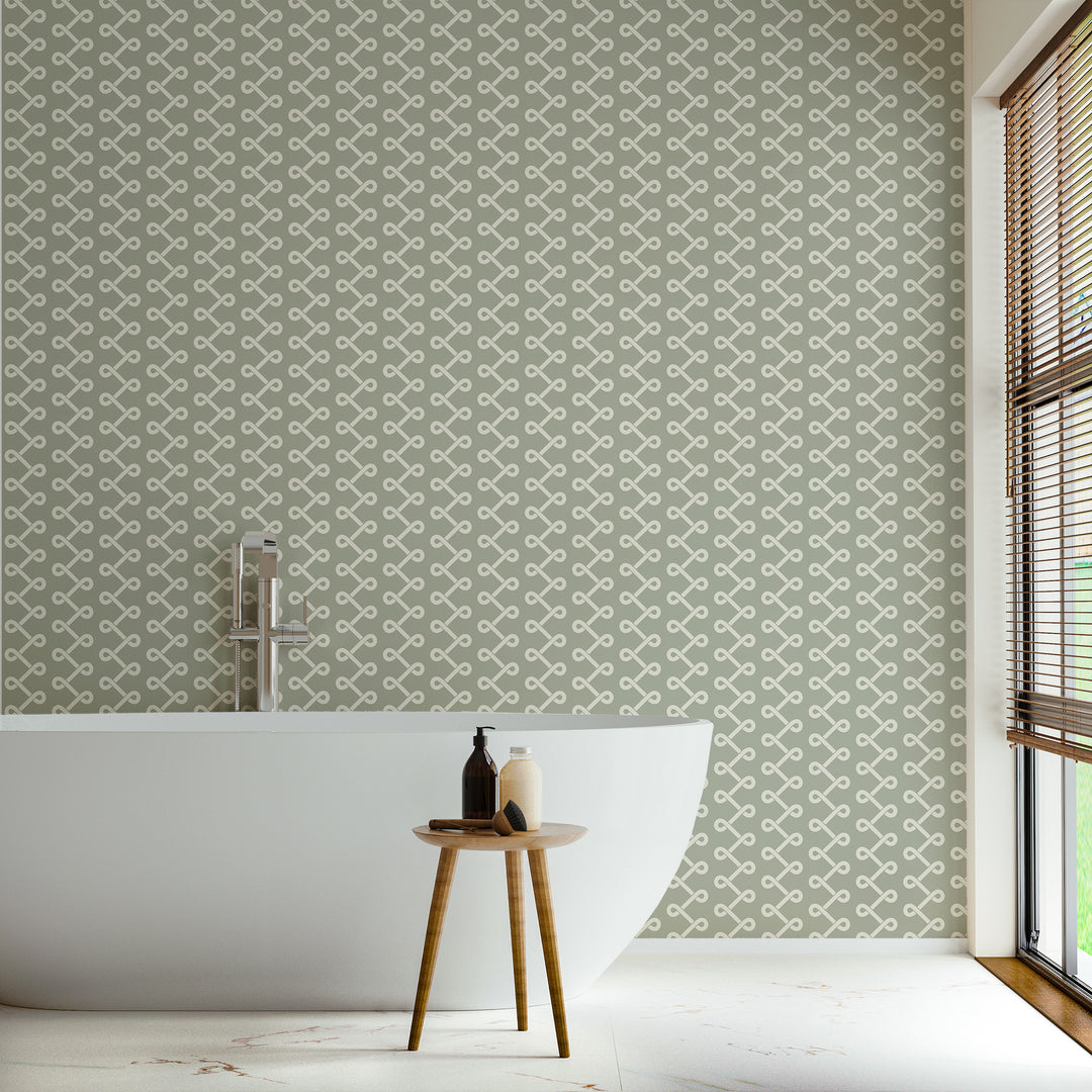 Soft Knot - Eucalyptus Wallpaper
