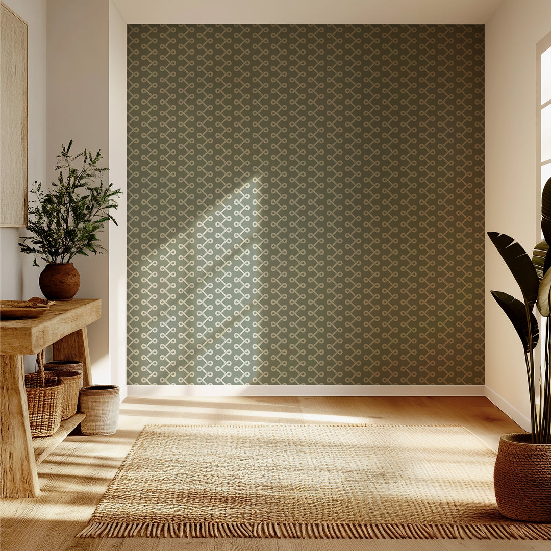 Soft Knot - Eucalyptus Wallpaper