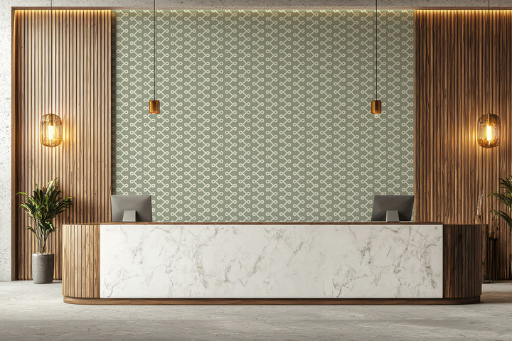 Soft Knot - Eucalyptus Wallpaper