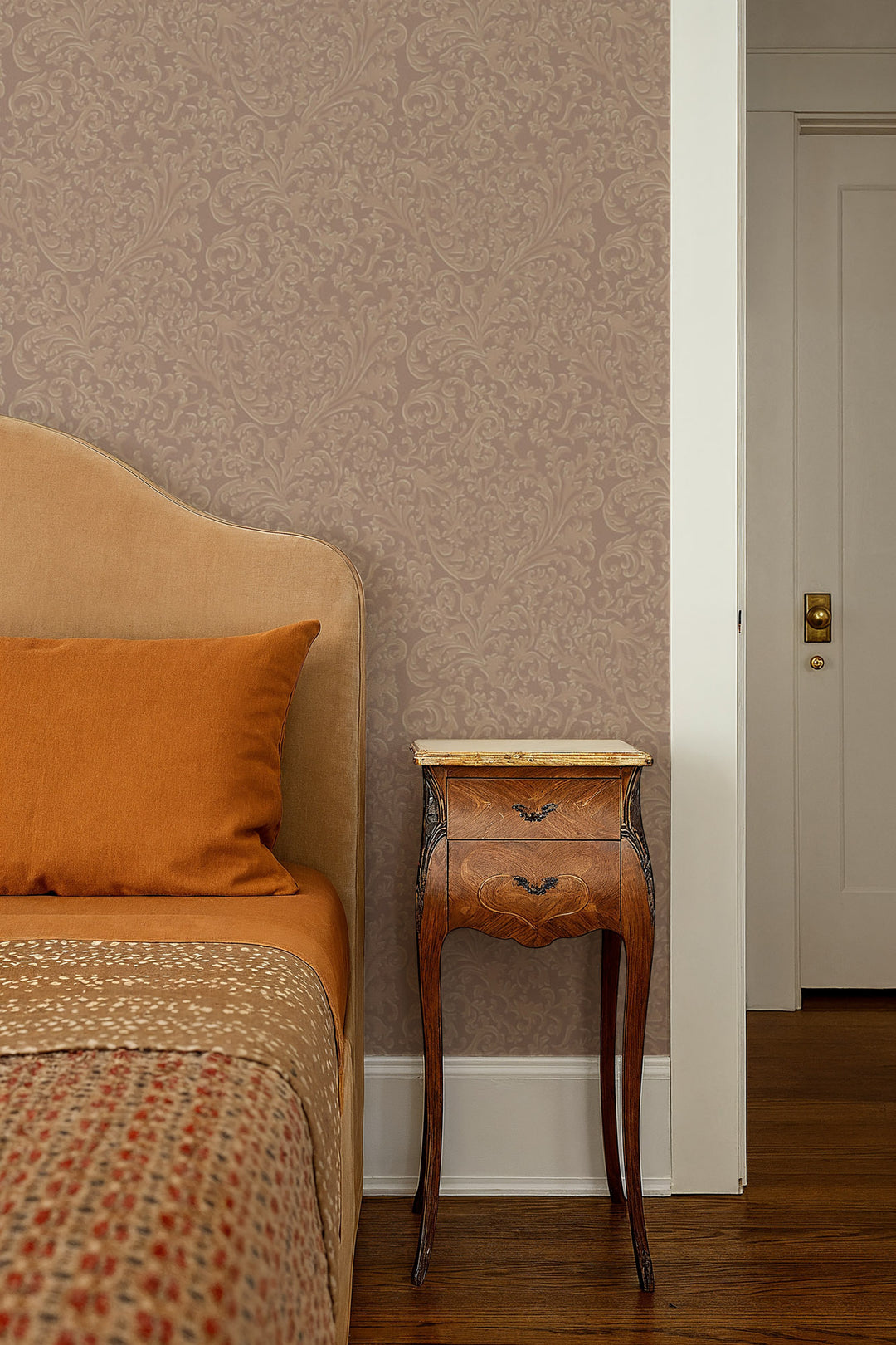 Florentine Vine - Red Clay Wallpaper