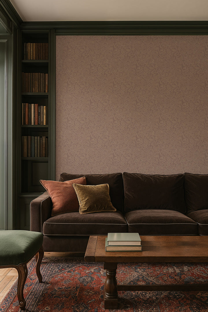 Florentine Vine - Red Clay Wallpaper