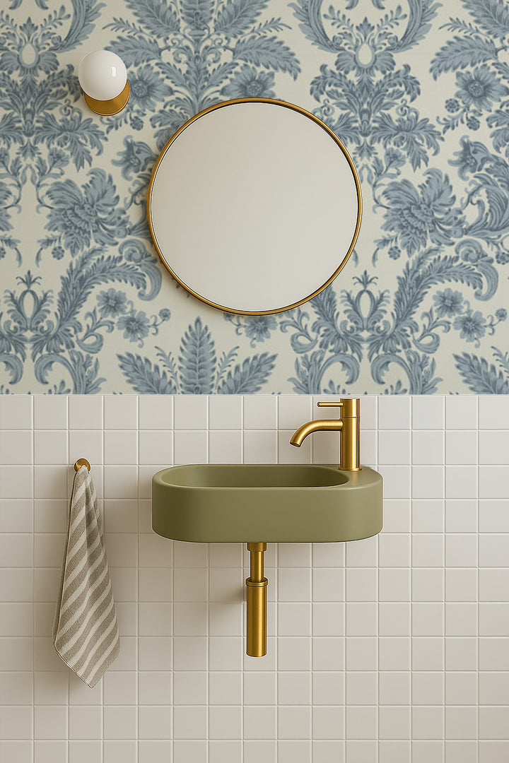 Parlor Paper - Glacial Wallpaper