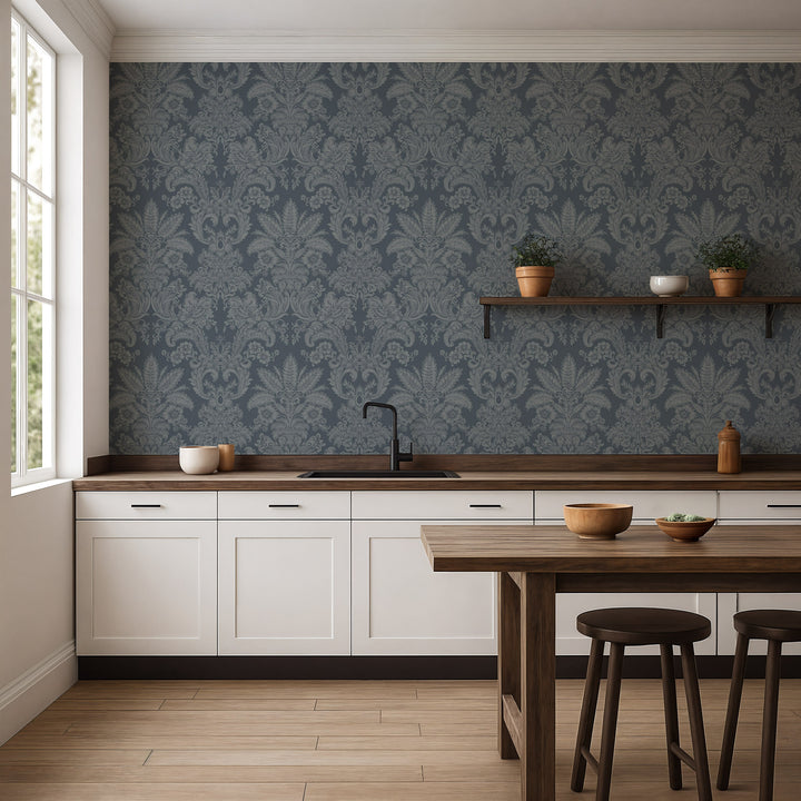 Parlor Paper - Midnight Wallpaper