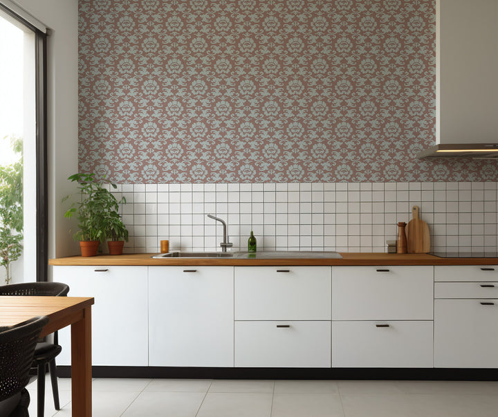 Silken Poppy - Crimson Wallpaper