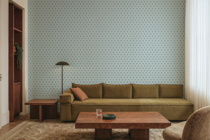 Stone Lace - Daytime Blue Wallpaper
