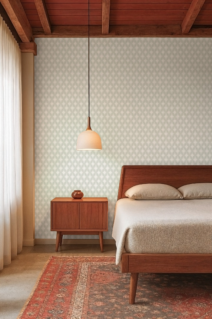 Stone Lace - Pale Gray Wallpaper