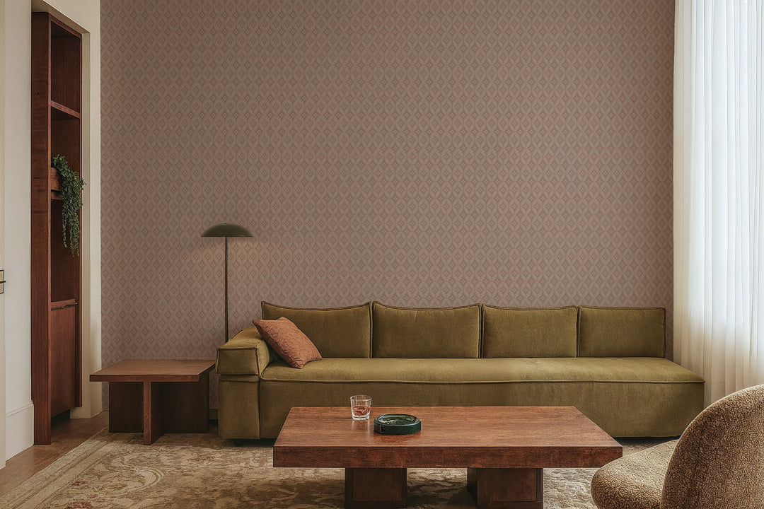 Stone Lace - Red Clay Wallpaper
