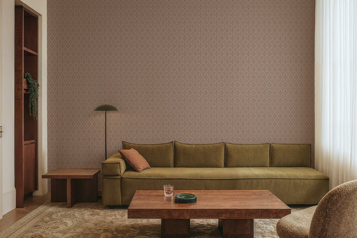 Stone Lace - Red Clay Wallpaper