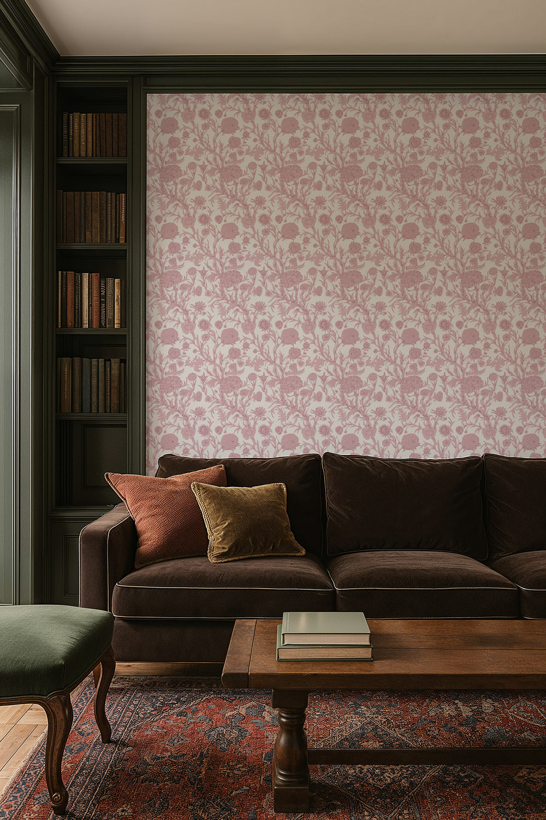 Blooming Thicket - Dusty Blush Wallpaper