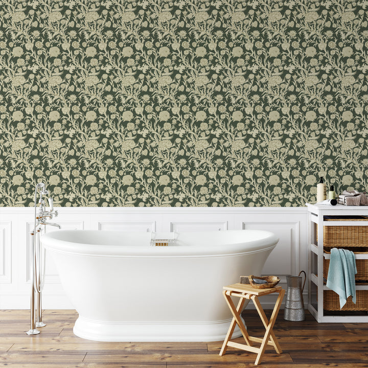 Blooming Thicket - Goldenrod Wallpaper