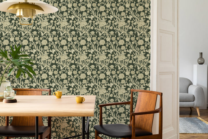 Blooming Thicket - Goldenrod Wallpaper