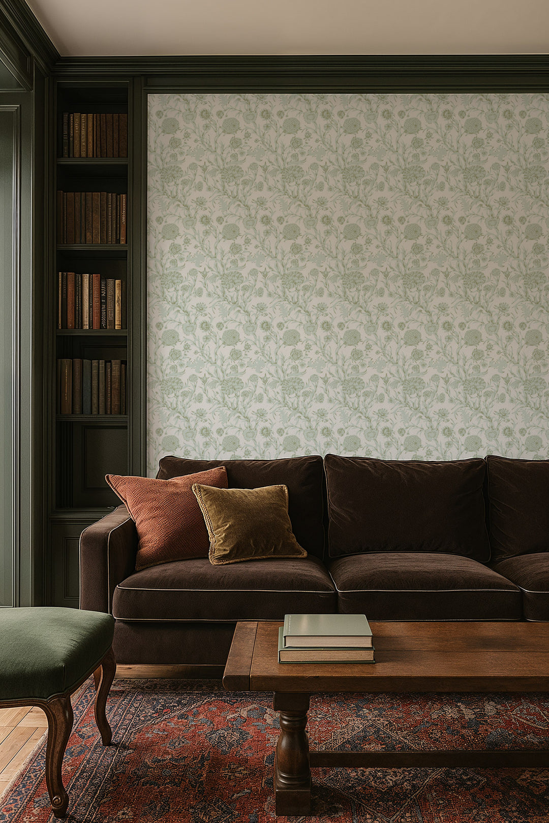 Blooming Thicket - Morning Glow Wallpaper