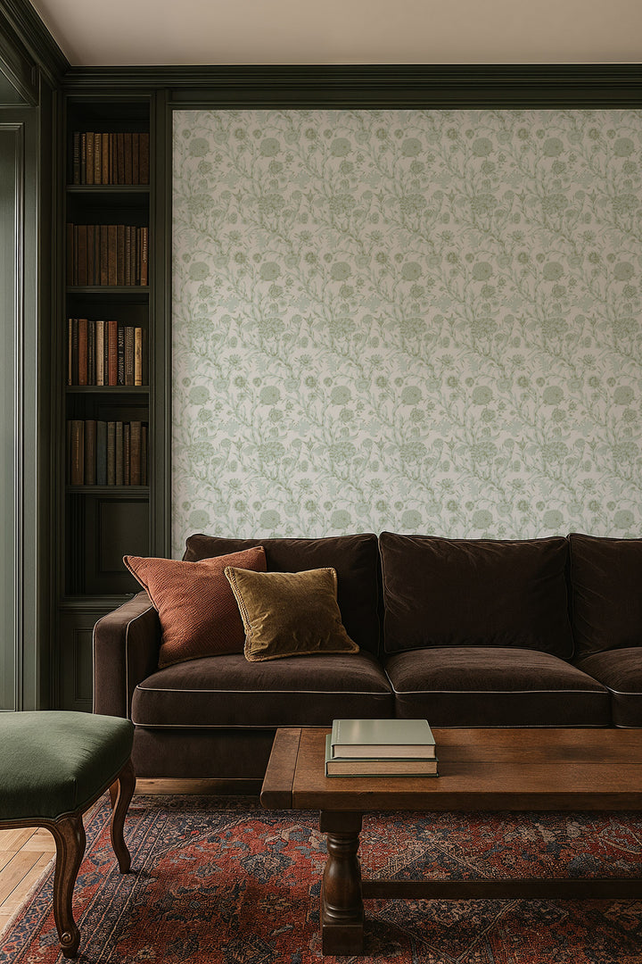 Blooming Thicket - Morning Glow Wallpaper