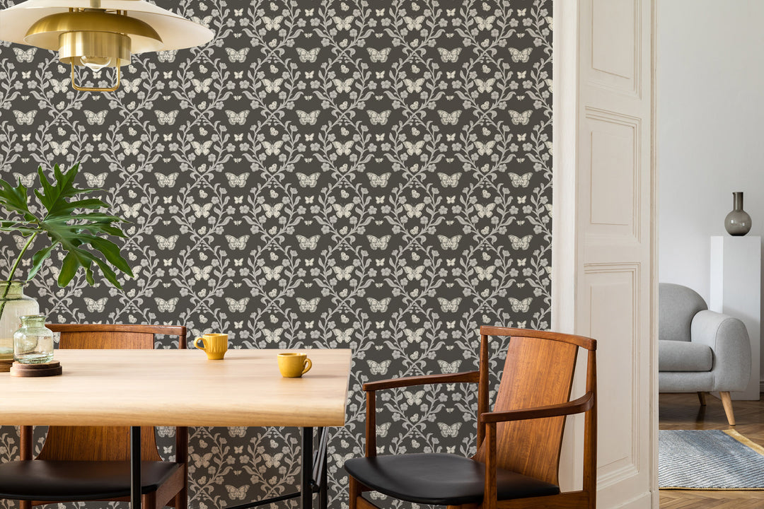 Butterfly Garden - Ashwood Wallpaper