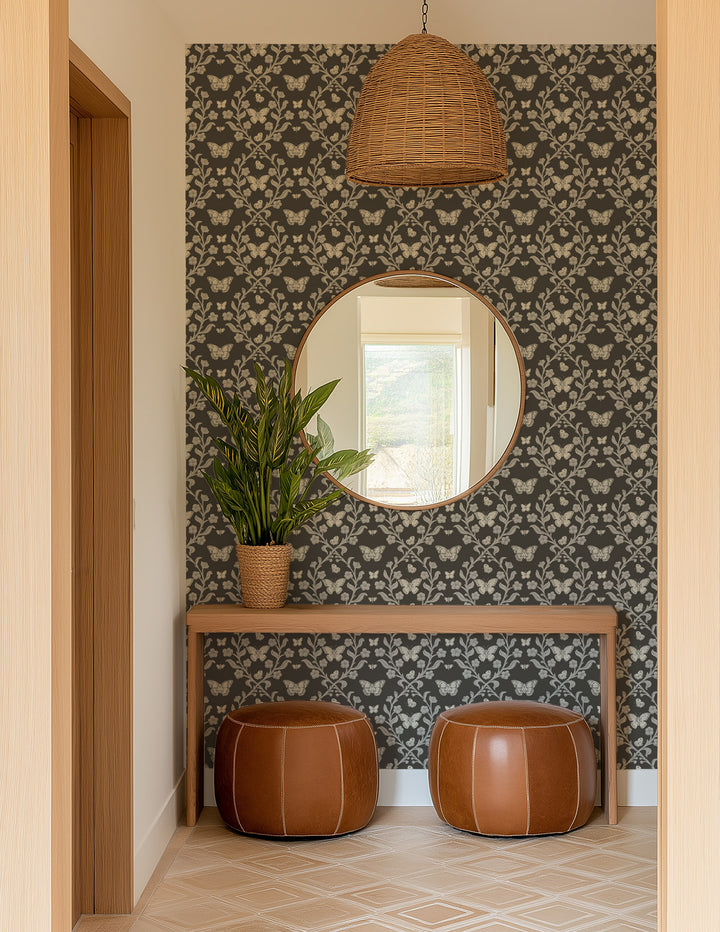 Butterfly Garden - Ashwood Wallpaper