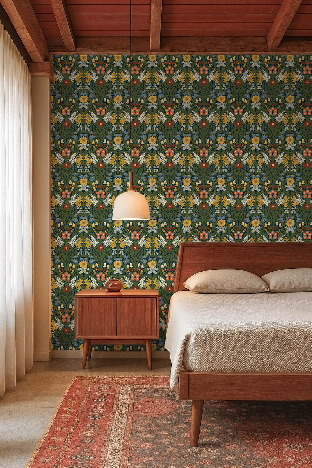 Wild Meadow - Craftsman’s Colors Wallpaper