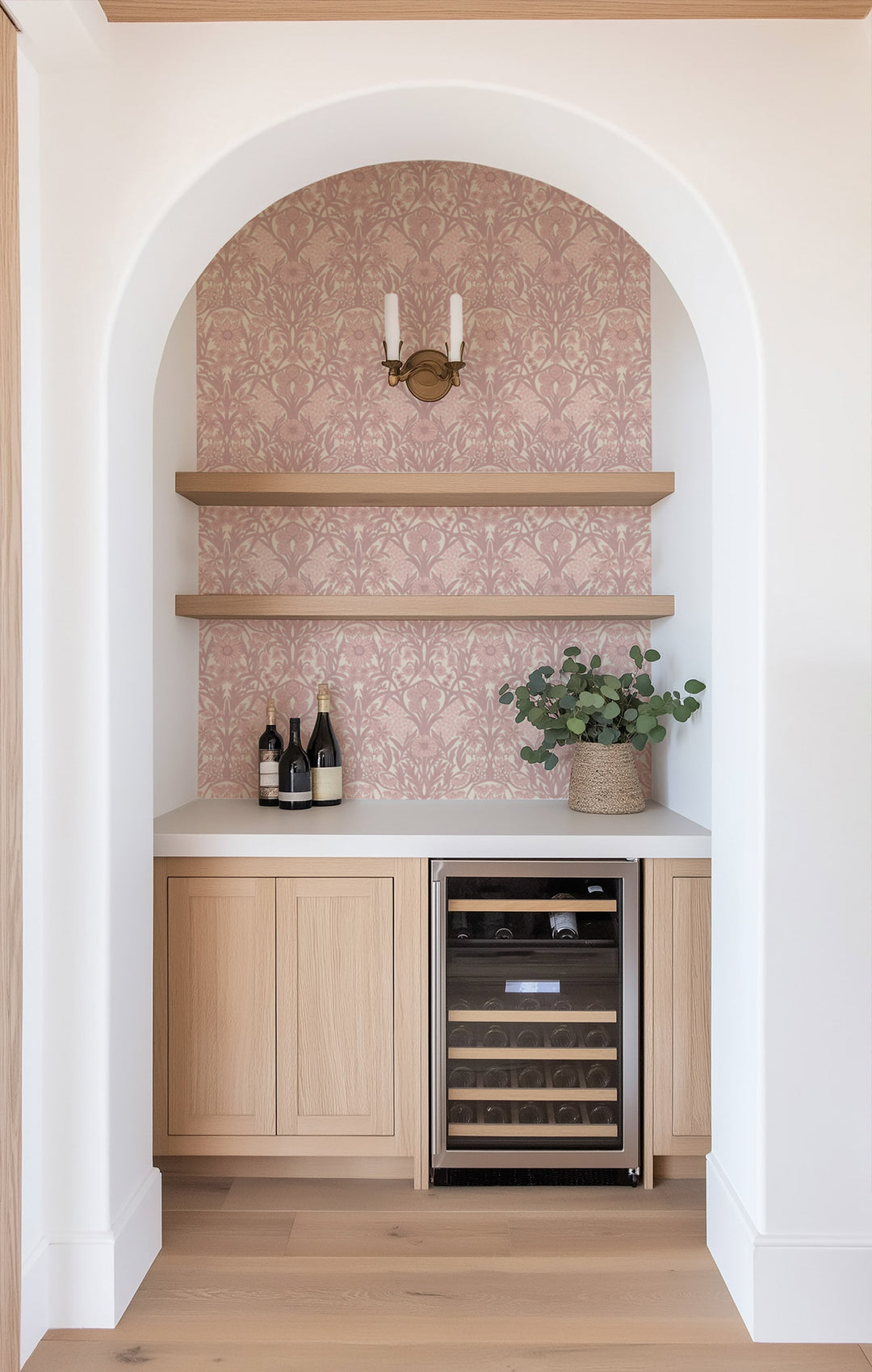 Wild Meadow - Dusty Blush Wallpaper