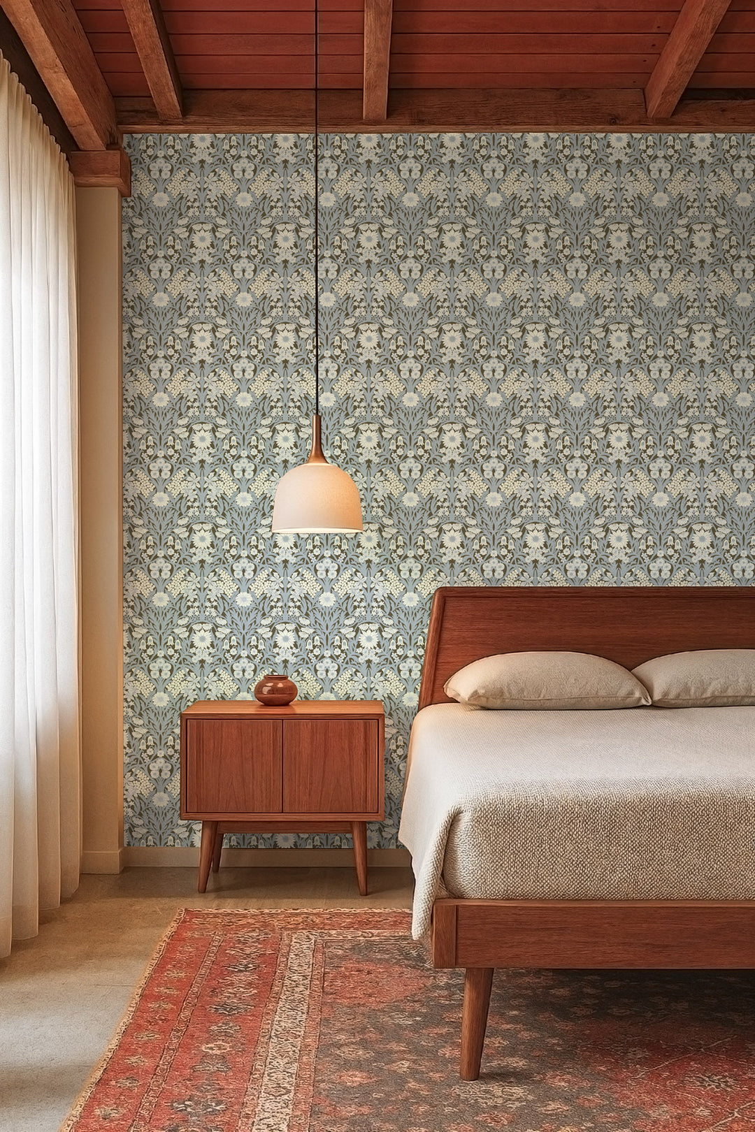 Wild Meadow - Earthtone Wallpaper