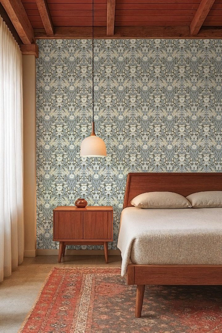 Wild Meadow - Earthtone Wallpaper