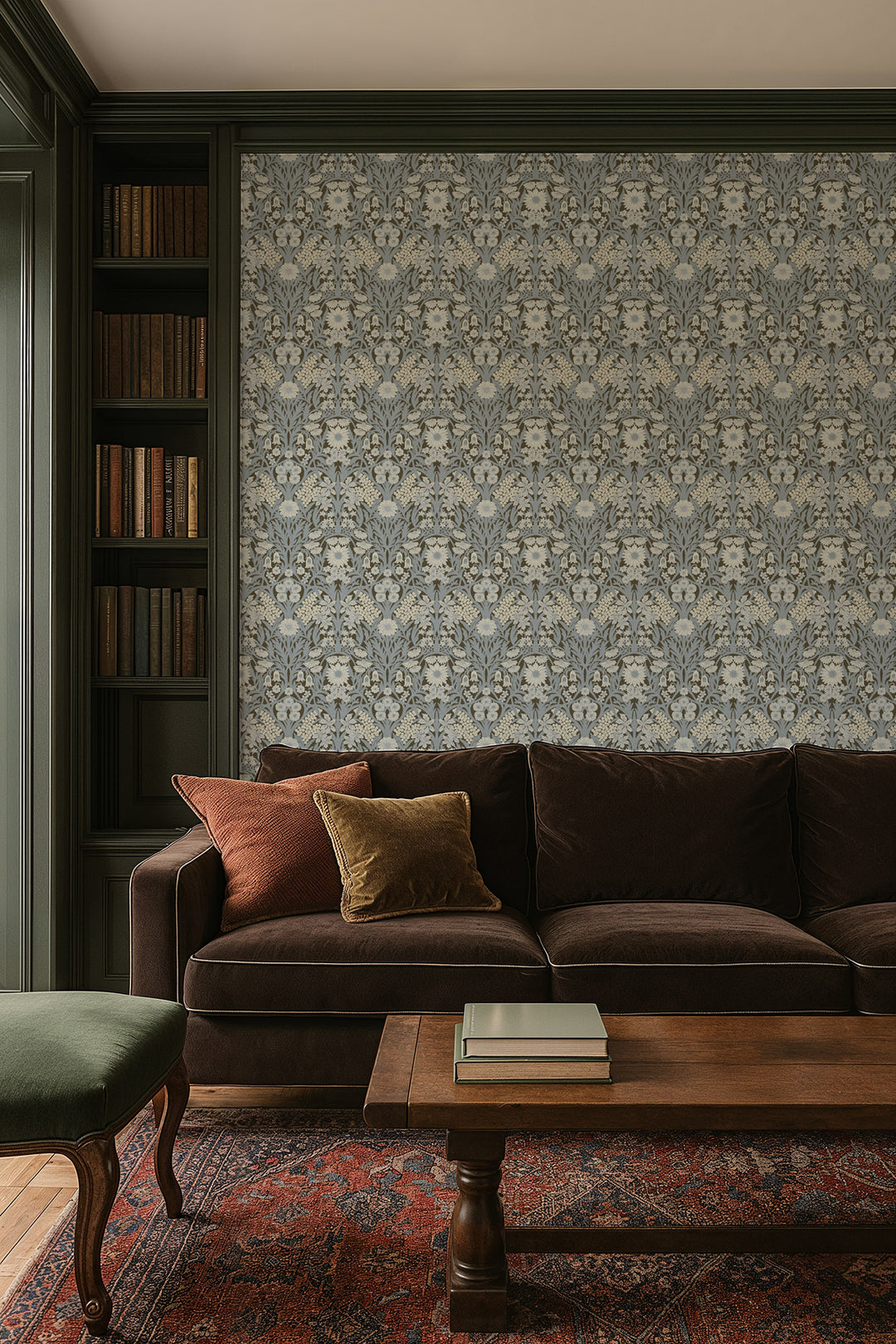 Wild Meadow - Earthtone Wallpaper