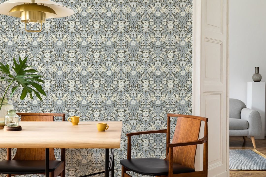 Wild Meadow - Earthtone Wallpaper