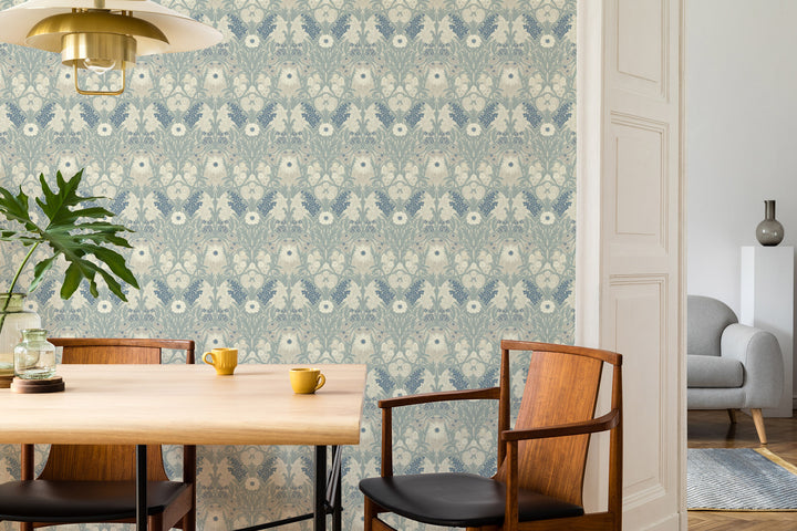 Wild Meadow - Linen Stone Wallpaper