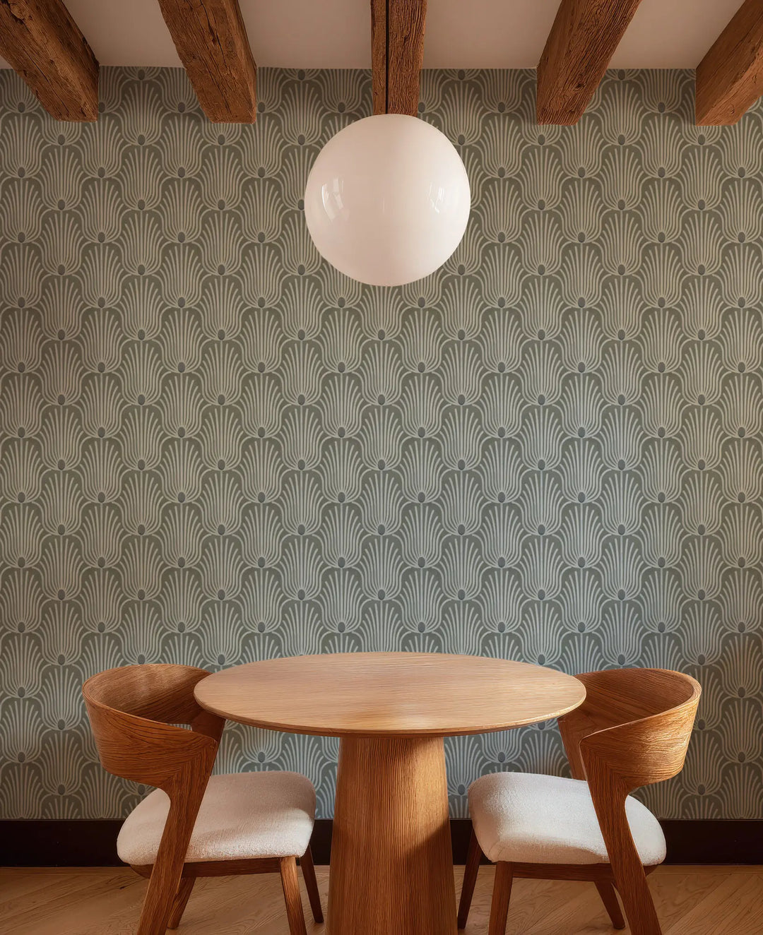 Carlyle Feather - Coconut Husk Wallpaper