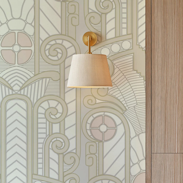 Congress Relief - Ivory Wallpaper