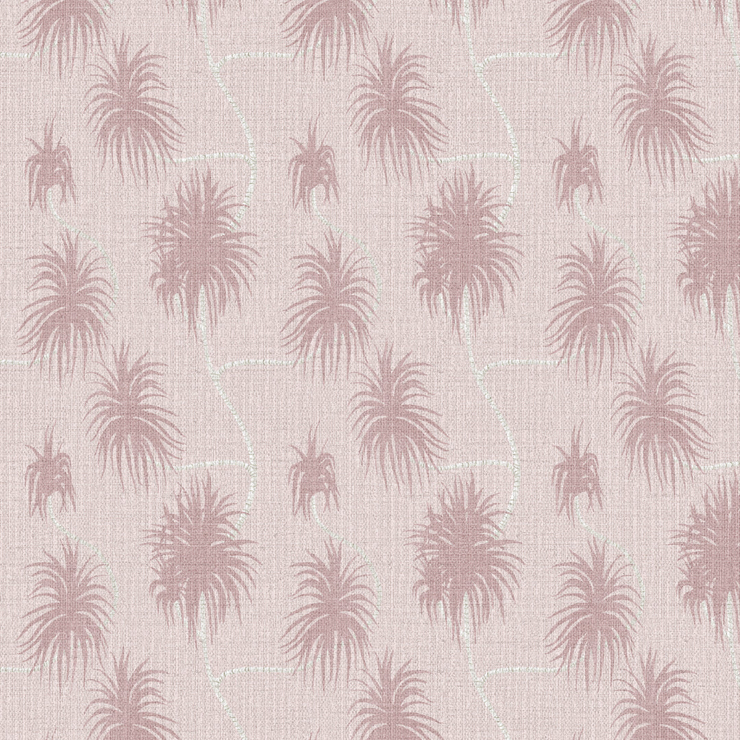 Dragon Tree Blush Pink Grasscloth