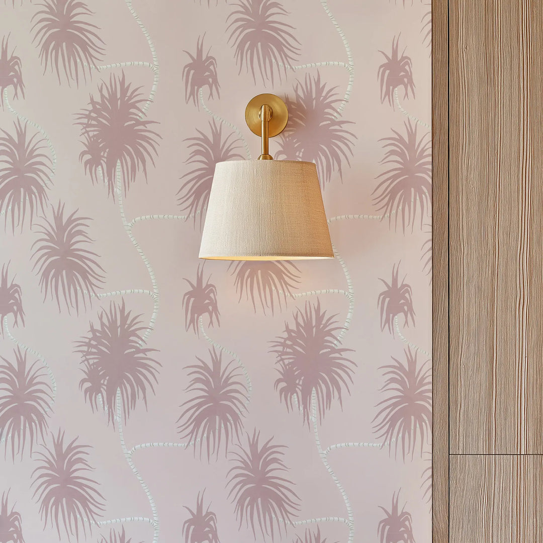 Dragon Tree - Blush Pink Wallpaper