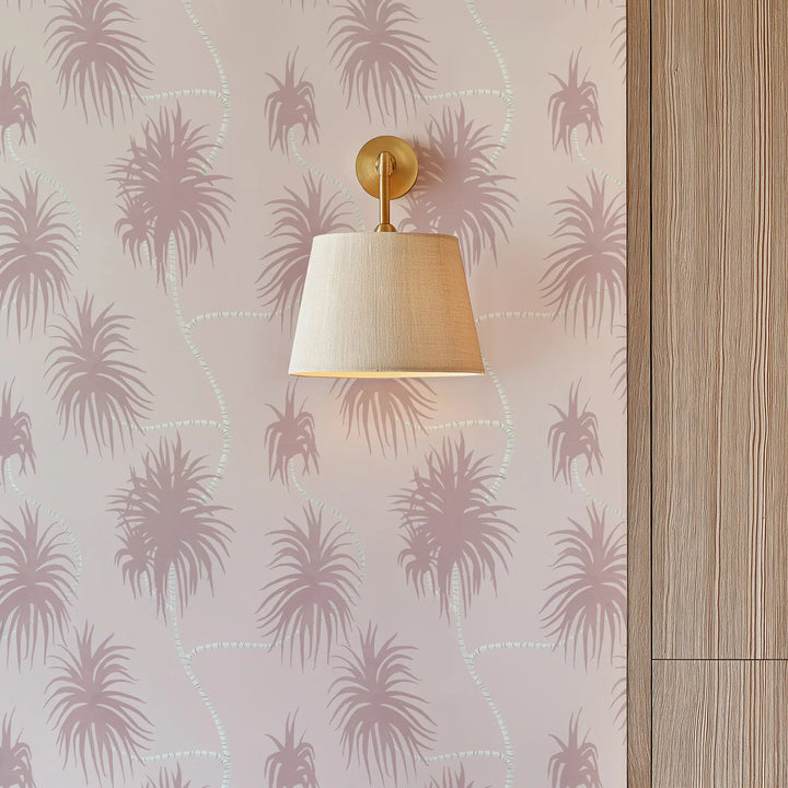 Dragon Tree - Blush Pink Wallpaper