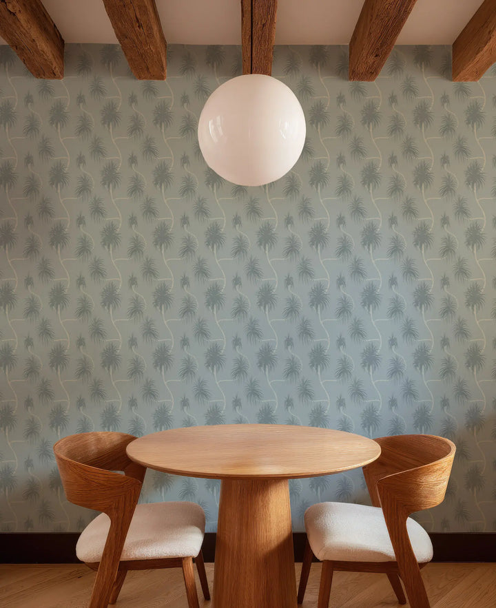 Dragon Tree - Faded Juniper Wallpaper