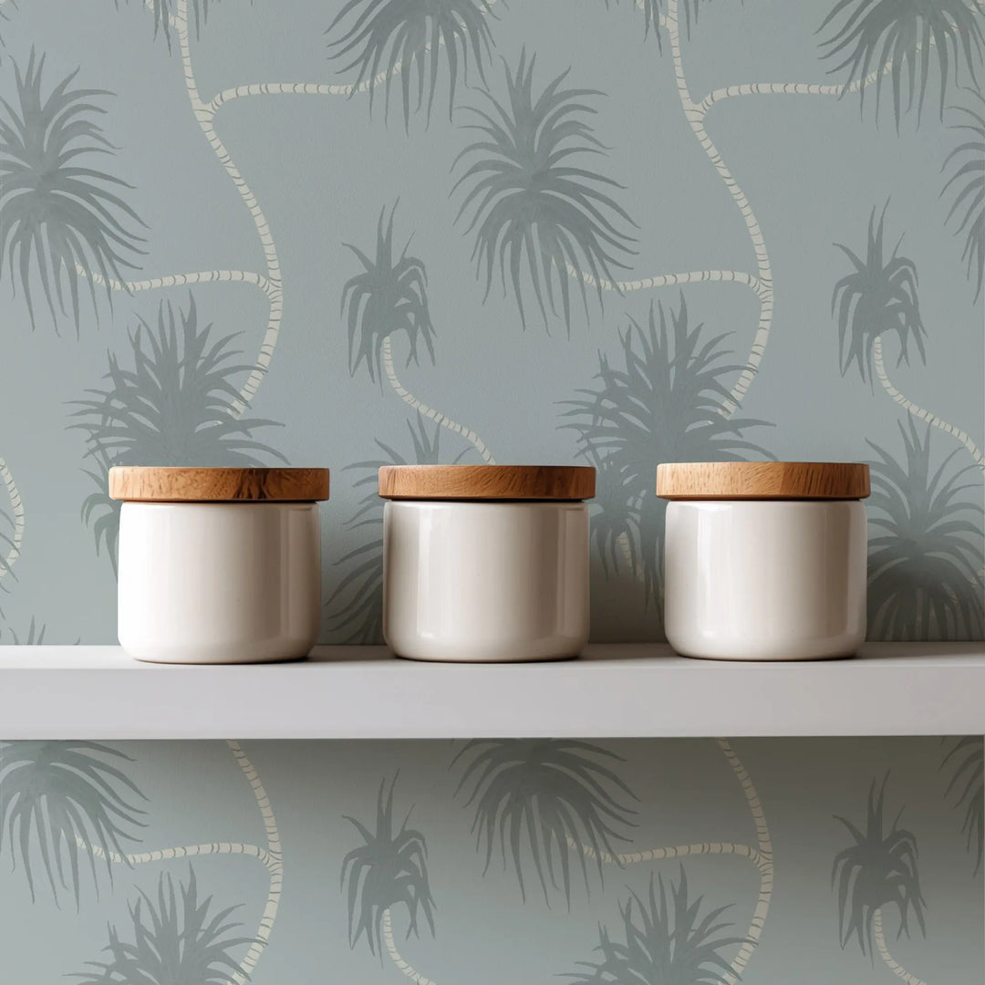 Dragon Tree - Faded Juniper Wallpaper