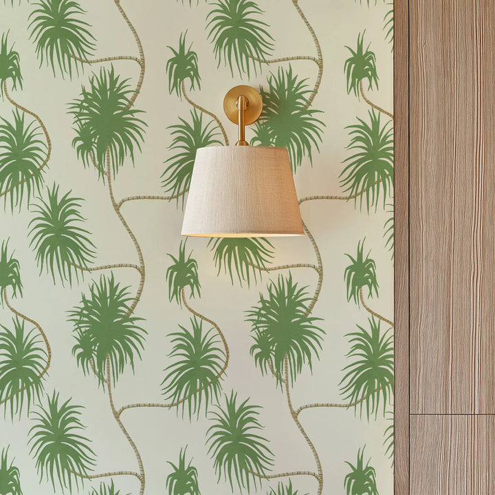 Dragon Tree - Taupe Wallpaper